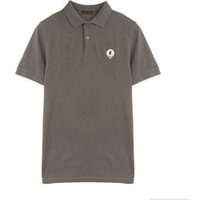 Save The Duck Ovid grijs-groene polo