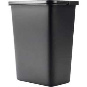 KADAX - Afvalemmer - Zwart - 10 Liter - Afvalsorteerder van Kunststof