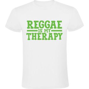 Reggae is my therapy Heren T-shirt | muziek | Jamaica