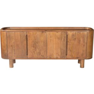 Goossens Dressoir Yrsa, 4 Deuren - Hout Bruin