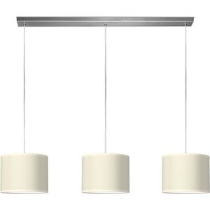 Home Sweet Home hanglamp Bling - verlichtingspendel Beam inclusief 3 lampenkappen - lampenkap 25/25/19cm - pendel lengte 100 cm - geschikt voor E27 LED lamp - warm wit
