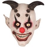 Halloween - Halloween clown met hoorns masker van latex