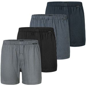 Schiesser Heren boxershort 4 pack Singel-Jersey