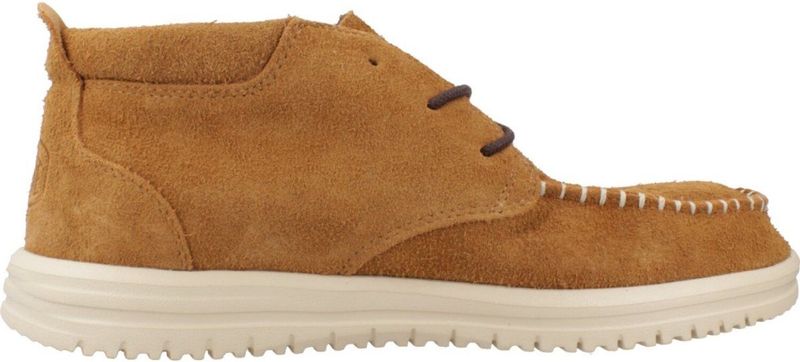 HEYDUDE - Wally NXT Mid - Heren Boots - Suede - Spice Brown/Wood Ash