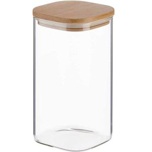 Glazen Voorraadpot Met Bamboe Deksel (1,5 L)