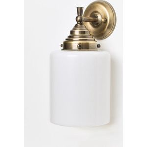 Art Deco Trade - Wandlamp Strakke Cilinder Royal Brons