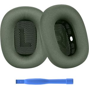 Vervangende Oorkussens voor AirPods Max Hoofdtelefoon van MMOBIEL – Mesh Fabric Koptelefoon Oorkussens – Noise Isolation Hoofdtelefoon Earpads – Groen
