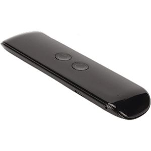 JHubers Goods - Intelligente AI-vertaler voor 144 talen | Bidirectioneel instant-vertaalapparaat | Draagbaar spraakvertaalapparaat - Zwart