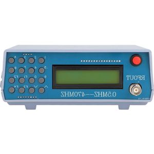 Radio Frequentiegenerator 0.5M tot 470MHz – FM Radio Intercom SIGN Generator, 7-cijferige Frequentieweergave (Voorbeeld 439012.5kHz)