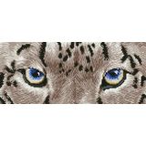 DIAMOND DOTZ Snow Leopard Spy - Diamond Painting - 8.906 Dotz - 42x18 cm