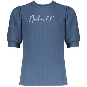 Nobell T-shirt meisje blue fog maat 122/128