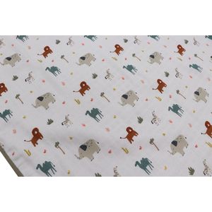 MamaLoes Jungle Sage 3-Laags Hydrofiel 100 x 150 cm Ledikantdeken