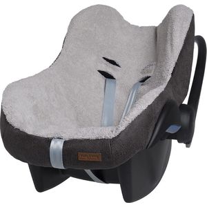 Baby's Only Baby autostoelhoes 0+ Rock - Hoes voor autostoel groep 0+ - Geschikt voor Maxi-Cosi - Antraciet - Gemaakt uit katoen en polyester - Geschikt voor 3-puntsgordel