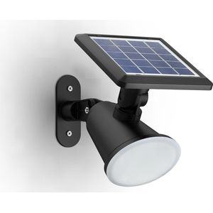 Philips Jivix solar wandlamp - zwart