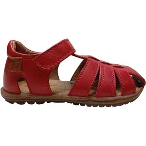Naturino - See - Mt 27 - velcro lederen sandalen - knal rood