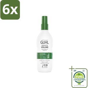 Guhl – Spray Treatment – Kracht & Volume – 150 ml - Voordeelverpakking - 6 stuks - Haarversterking - Volumeboost