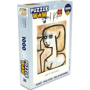 Puzzel Kunst - Paul Klee - Girl in mourning - Legpuzzel - Puzzel 1000 stukjes volwassenen