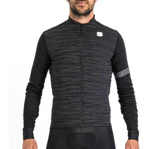 Sportful Fietsshirt lange mouwen heren Zwart - SUPERGIARA THERMAL JERSEY BLACK - L