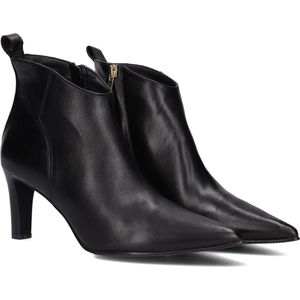 Notre-V 38238 Enkellaarsjes - Enkelboots met rits - Dames - Zwart - Maat 39