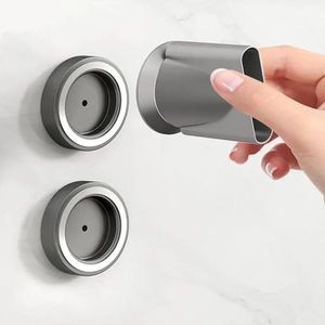 2-pack magnetische föhn accessoire houder voor aan de muur, geschikt voor Dyson Supersonic föhn en geschikt voor Dyson Airwrap styler, opbergruimte voor föhn accessoires voor aan de muur, inclusief bevestigingsmateriaal