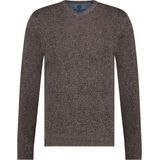 Fellows United Pullover V-neck Argyle Fantasy Brown