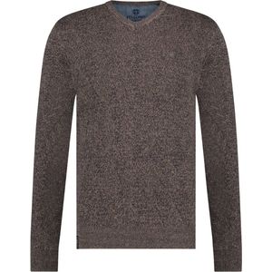 Fellows United Pullover V-neck Argyle Fantasy Brown