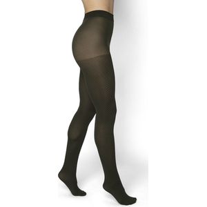 Bonnie Doon - Fencing Tights - Donkergroen - 50 Denier - Grafisch - Ruiten Print