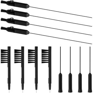 12st Reinigingsset voor Hoortoestellen, Reinigingsgereedschap voor Hoortoestellen Inclusief Ventilatieopeningreiniger en Reinigingsborstel Accessoires voor Hoortoestelversterkers