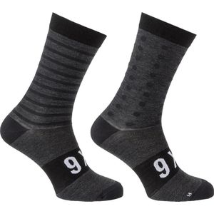 AGU Merino Fietssokken SIX6 - Grijs - L/XL