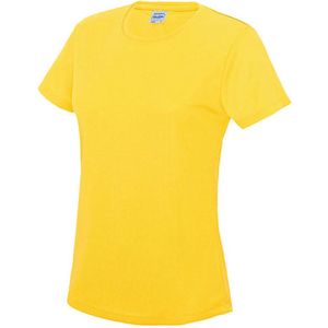 Dames sportshirt met korte mouwen 'Cool T' Sun Yellow - L