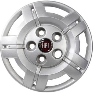 Wieldop - Rood - Geschikt voor Fiat Ducato - 16 inch - Set van 4 stuks