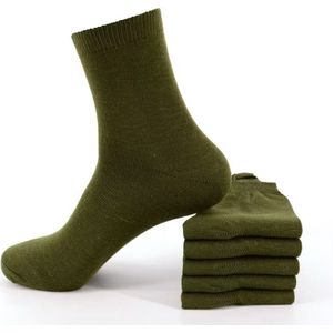 Boru - Thermo-control - Bamboe Sokken - Legergroen - 3-Paar