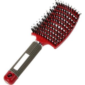 *** 2 Stuks Anti klit Borstel Hairbrush Duo - Haarverzorging Kapsalon - Haarborstel - Handig in gebruik - Voor moeiteloos glad en glanzend haar - van Heble® ***