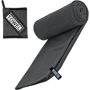 Ibenzoa® Compacte en Sneldrogende Microvezel Handdoek voor Sport en Reizen, Ideaal voor Fitness en Strand