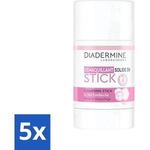 5 x Diadermine - Essential Care - Cleansing Stick - Kombucha - 40g - Hydraterende Reiniging - Natuurlijke Verzorging