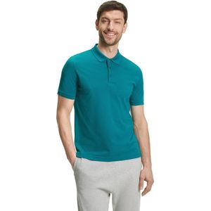 FALKE Basic Polo Shirt Piqué zacht huidvriendelijk katoen polo shirt heren groen - maat S