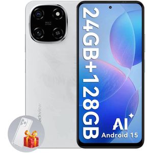 Blackview Color 6 - Smartphone - Wit - 128 GB - 6.67 inch - Dubbele SIM