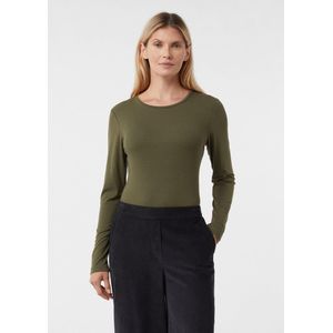 COMMA Shirt  olijfgroen