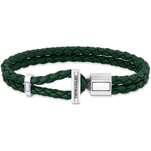Thomas Sabo - Armband - Groen - Zilver - Gezwarte Textuur - 925/-