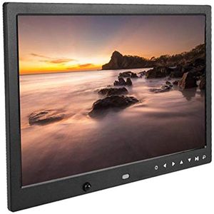Draagbare Digitale Fotolijst 13 Inch - 1080p Full HD met Videoframe, Klok en Afstandsbediening