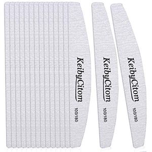 Professionele Nagelvijl Set - 16 Dubbelzijdige Nagelvijlen 100/180 Grit voor Manicure
