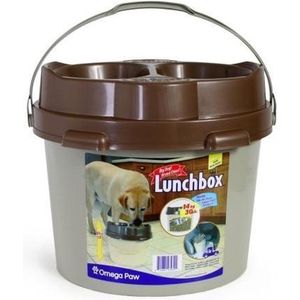 Big Dog Lunch Box - ideal om het voer in mee te nemen bij korte tripjes met voerbakjes