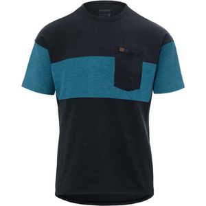 Giro Ride Enduro-trui Met Korte Mouwen Blauw XL Man