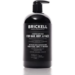 Brickell All in One Wash for Men Rapid Evergreen 473 ml.