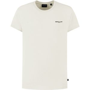 Ballin Amsterdam - Jongens Loose fit T-shirts Crewneck SS - Sand - Maat 12