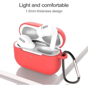 Mobigear Hoesje geschikt voor Apple AirPods Pro 1 Hoesje Flexibel Siliconen | Mobigear Classic - Wit