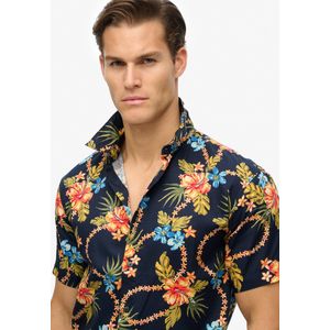 Superdry - Hawaiian Print - T-shirt - Multicolor - Katoen
