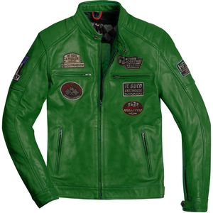 HolyFreedom Zero Evolution Groen Leren Motorjas - Maat XXL - Jas