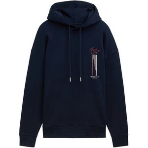 TOM TAILOR DENIM - Sweatshirt - Neonblauw - Donkerblauw - Lichtrood - Zwart