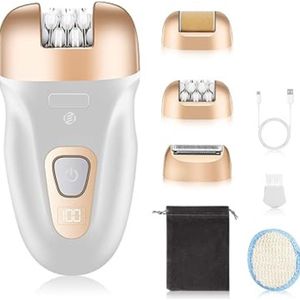 Equivera Epileerapparaat Dames - Epilator voor Vrouwen - Ladyshave - Ontharingsapparaat - Eenvoudig Ontharen